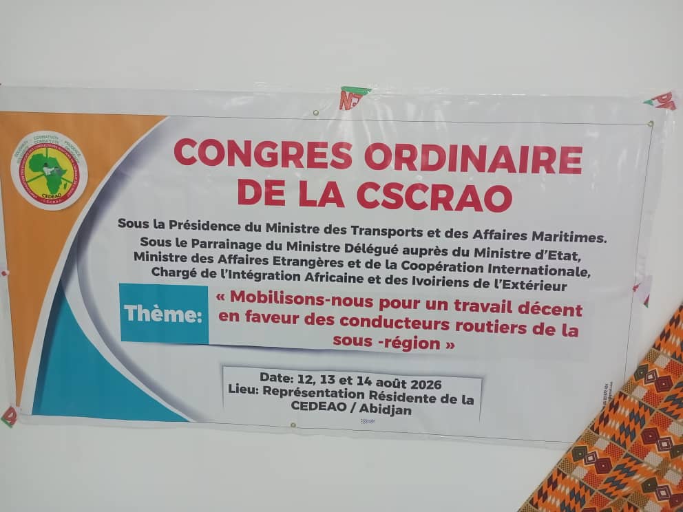 CONGRÈS ORDINAIRE DE LA CSCRAO - 2026